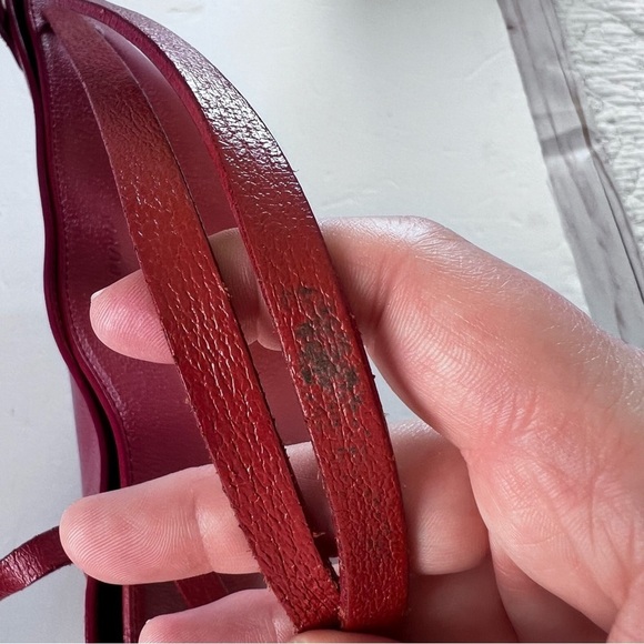 Furla Vintage Red Shoulder Bag - Picture 14 of 15